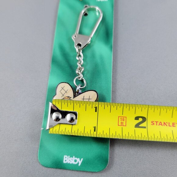 Bee Keychain Pegazoo “Bisby” Ring Made In Canada From Real Maple Wood - Picture 4 of 12